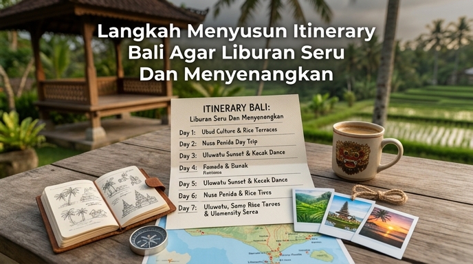 Langkah Menyusun Itinerary Bali Agar Liburan Seru Dan Menyenangkan